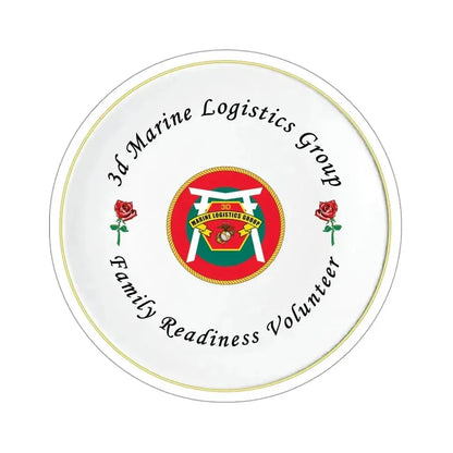 3d Marines Logistics Group Family Readiness Volunteer (USMC) STICKER Vinyl Die-Cut Decal - The Sticker Space