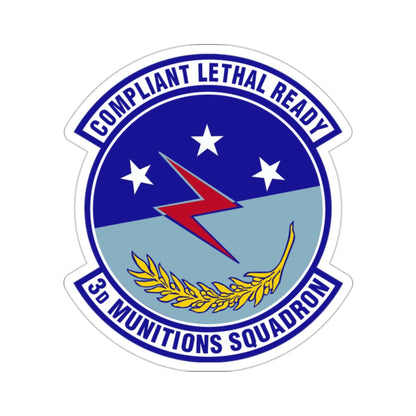 3d Munitions Squadron (U.S. Air Force) STICKER Vinyl Die-Cut Decal-2 Inch-The Sticker Space