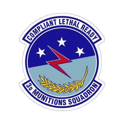 3d Munitions Squadron (U.S. Air Force) STICKER Vinyl Die-Cut Decal-5 Inch-The Sticker Space