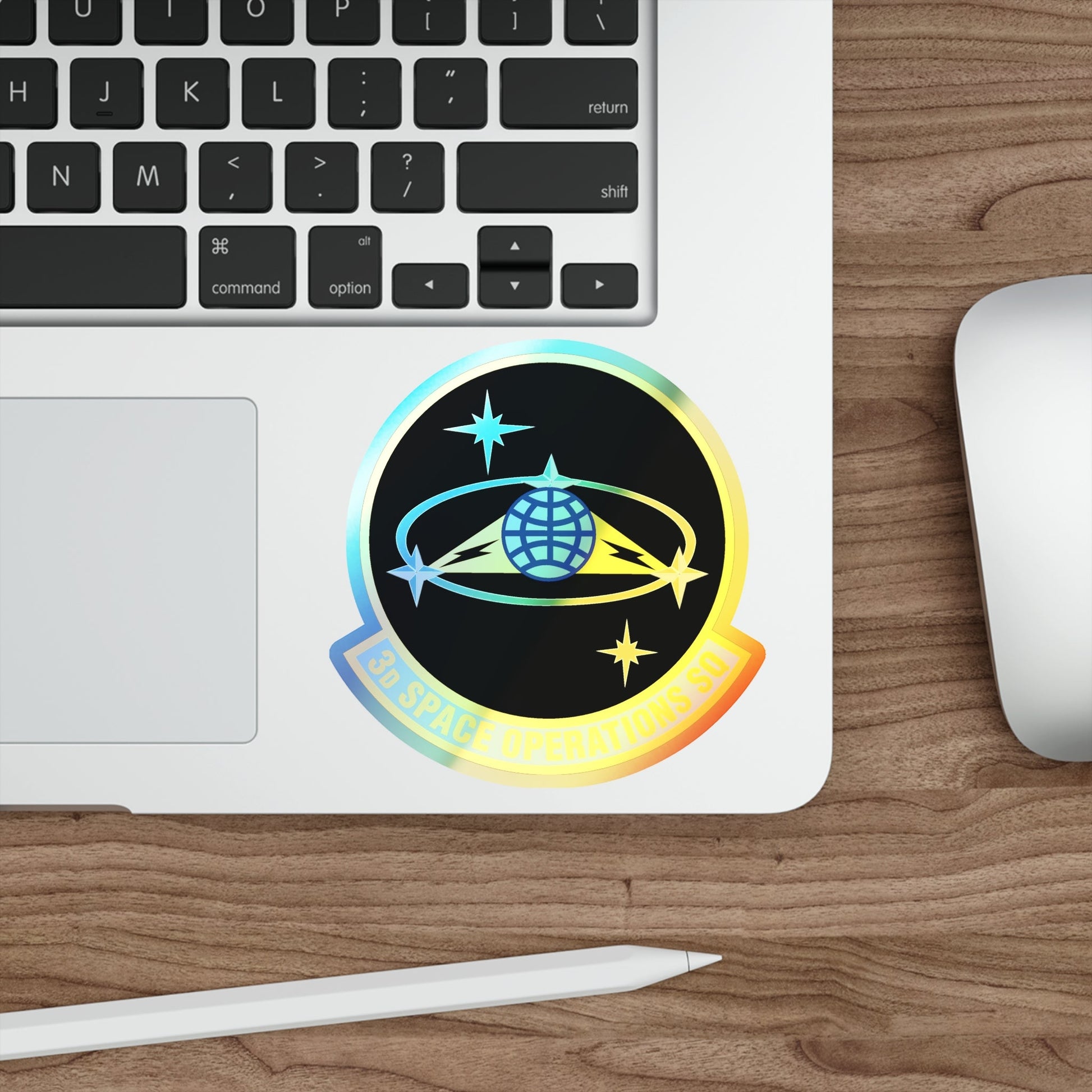 3d Space Operations Squadron (U.S. Air Force) Holographic STICKER Die-Cut Vinyl Decal-The Sticker Space