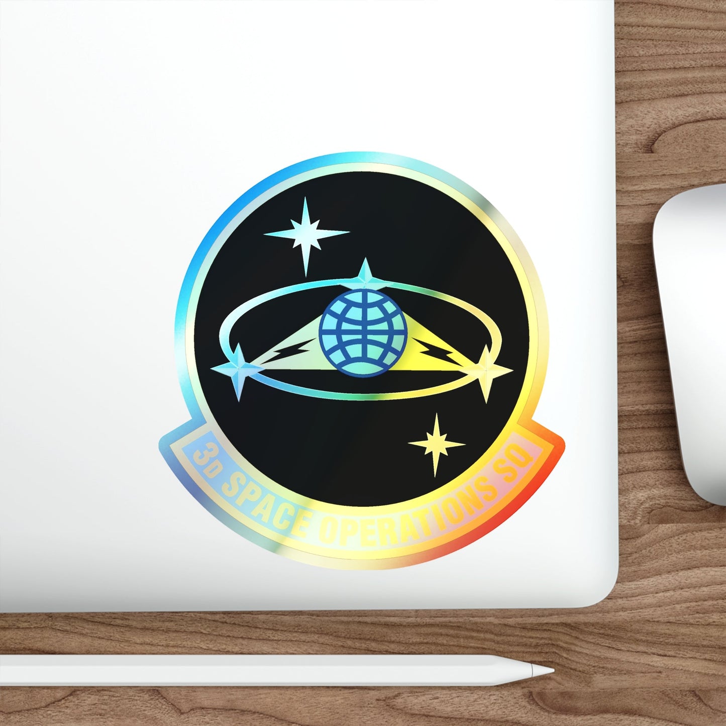 3d Space Operations Squadron (U.S. Air Force) Holographic STICKER Die-Cut Vinyl Decal-The Sticker Space