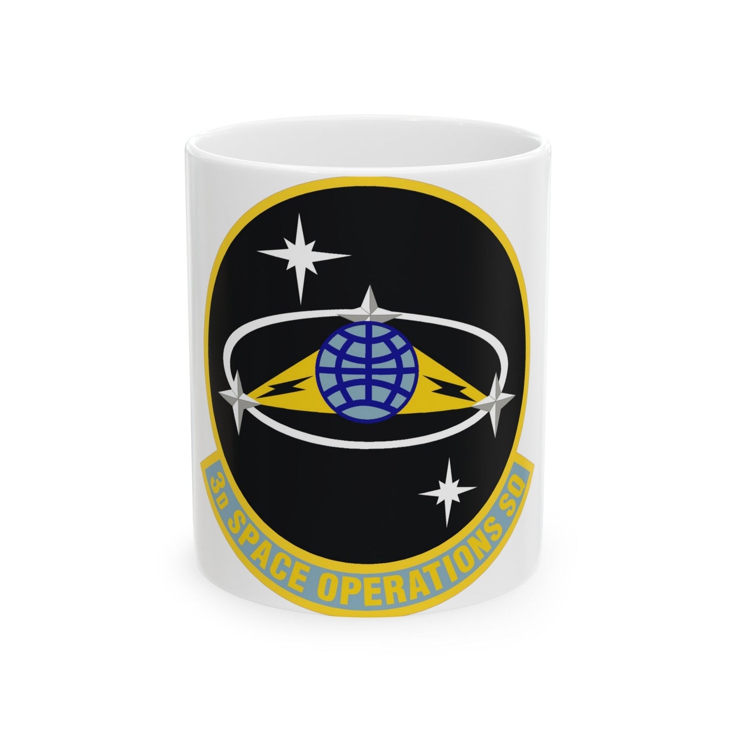 3d Space Operations Squadron (U.S. Air Force) White Coffee Mug-11oz-The Sticker Space