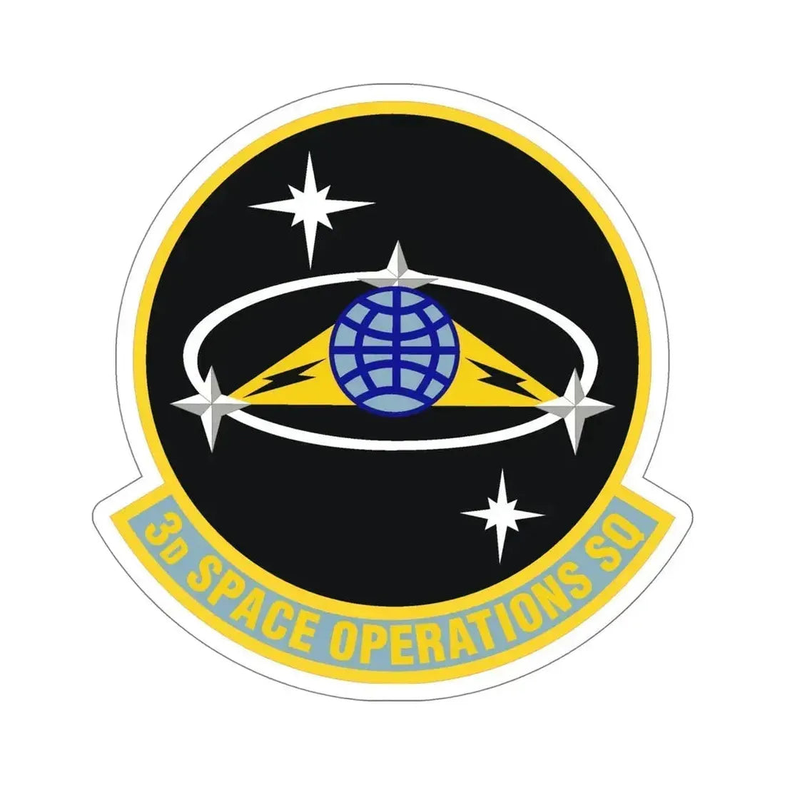 3d Space Operations Squadron (U.S. Air Force) STICKER Vinyl Die-Cut Decal 6 Inch - The Sticker Space