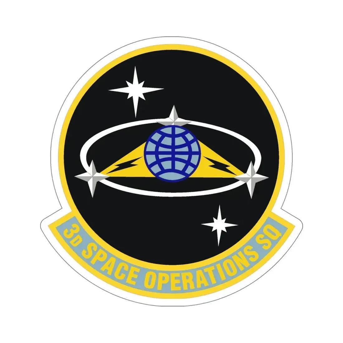 3d Space Operations Squadron (U.S. Air Force) STICKER Vinyl Die-Cut Decal - The Sticker Space