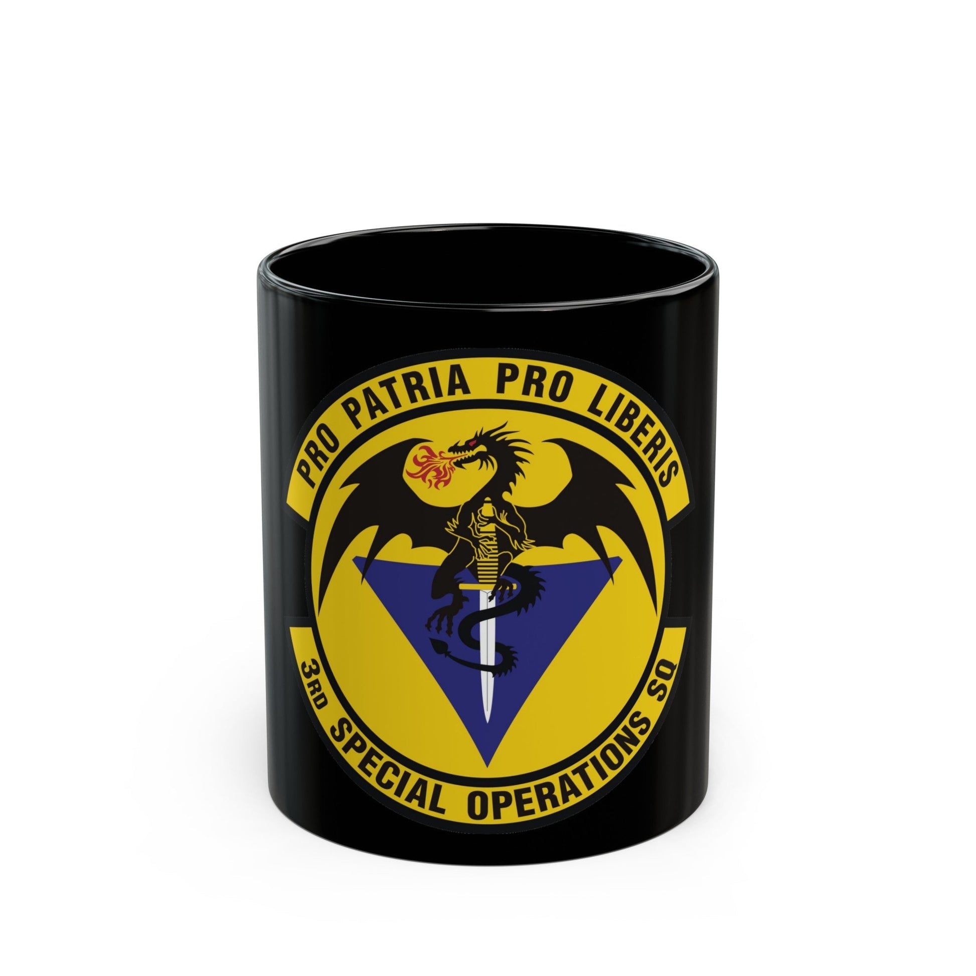 3d Special Operations Squadron (U.S. Air Force) Black Coffee Mug-11oz-The Sticker Space