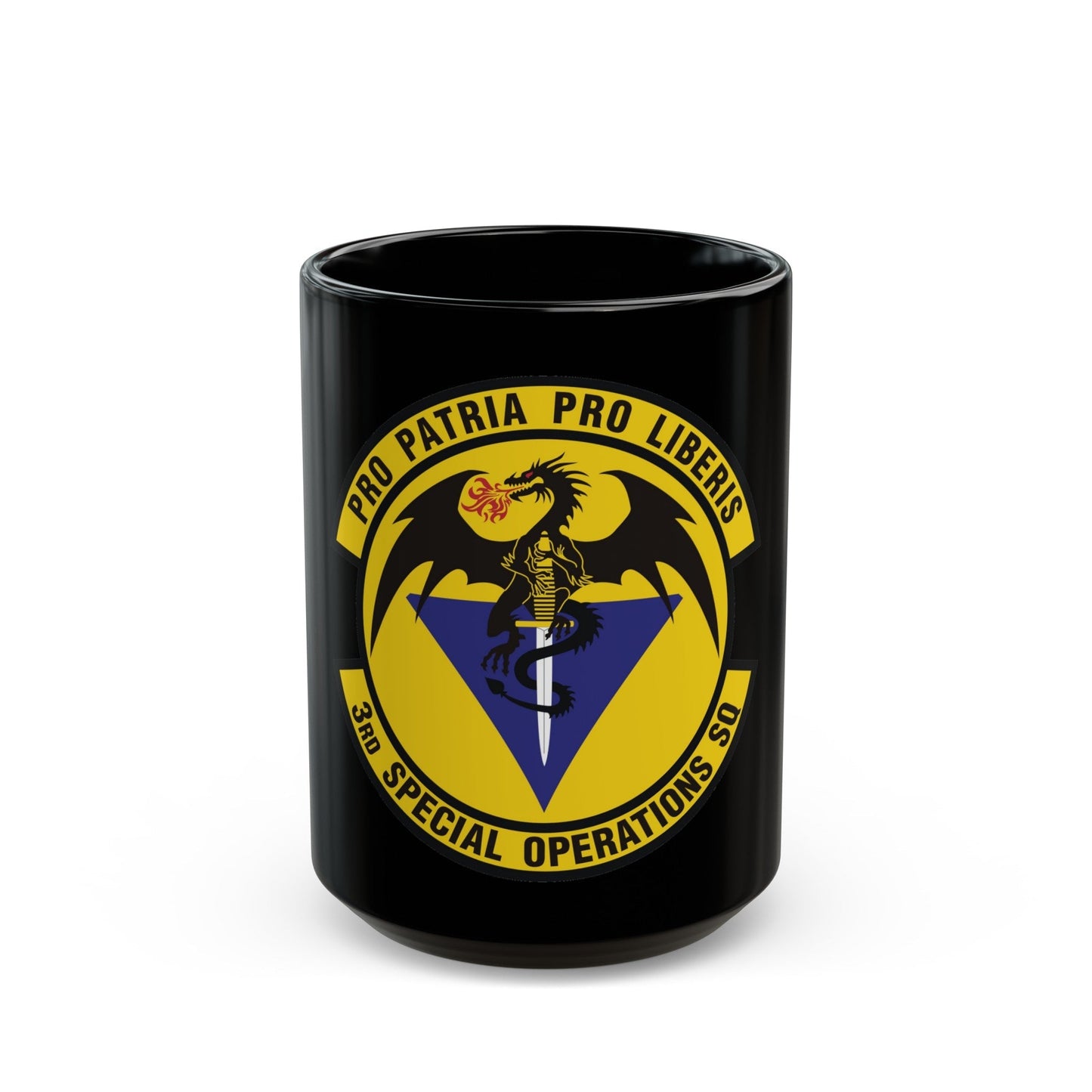 3d Special Operations Squadron (U.S. Air Force) Black Coffee Mug-15oz-The Sticker Space