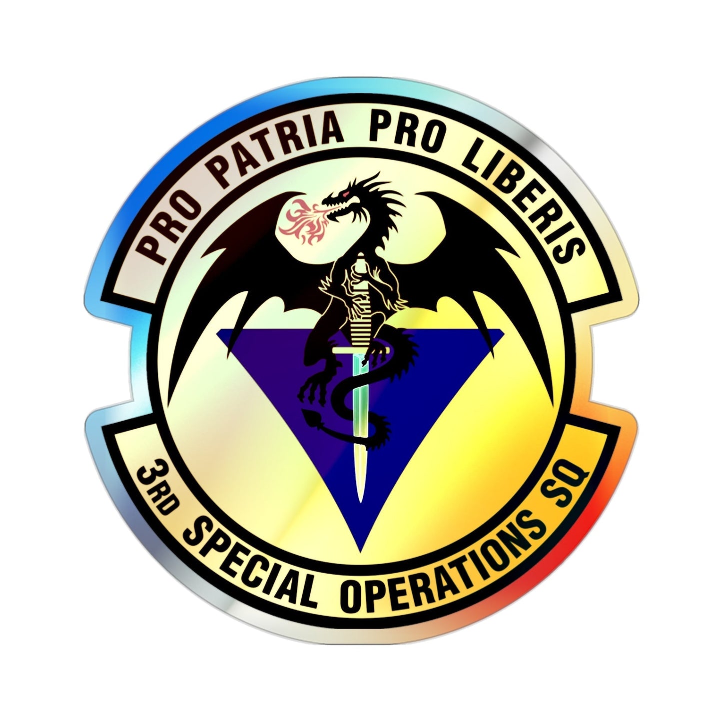 3d Special Operations Squadron (U.S. Air Force) Holographic STICKER Die-Cut Vinyl Decal-2 Inch-The Sticker Space