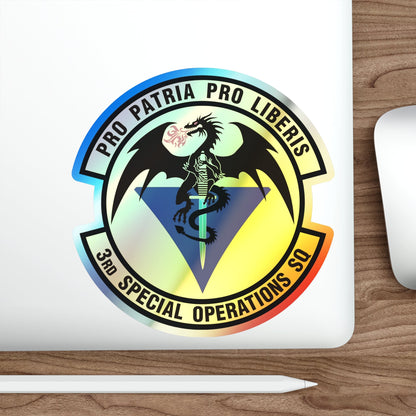 3d Special Operations Squadron (U.S. Air Force) Holographic STICKER Die-Cut Vinyl Decal-The Sticker Space