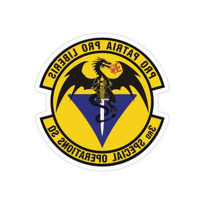 3d Special Operations Squadron (U.S. Air Force) REVERSE PRINT Transparent STICKER-6" × 6"-The Sticker Space