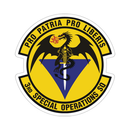 3d Special Operations Squadron (U.S. Air Force) STICKER Vinyl Die-Cut Decal-3 Inch-The Sticker Space