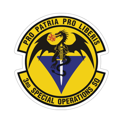 3d Special Operations Squadron (U.S. Air Force) STICKER Vinyl Die-Cut Decal-4 Inch-The Sticker Space