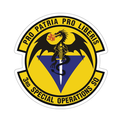 3d Special Operations Squadron (U.S. Air Force) STICKER Vinyl Die-Cut Decal-5 Inch-The Sticker Space