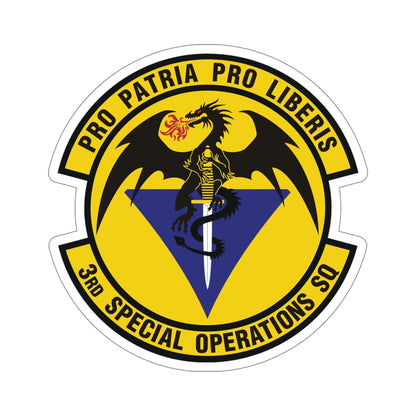 3d Special Operations Squadron (U.S. Air Force) STICKER Vinyl Die-Cut Decal-6 Inch-The Sticker Space