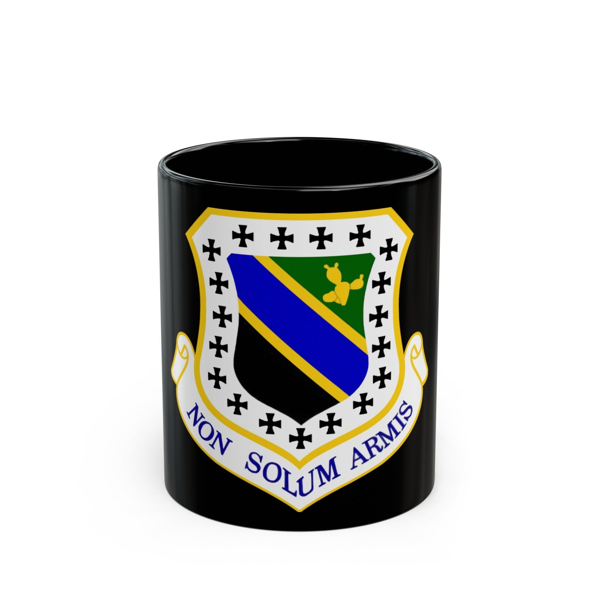 3d Wing (U.S. Air Force) Black Coffee Mug-11oz-The Sticker Space