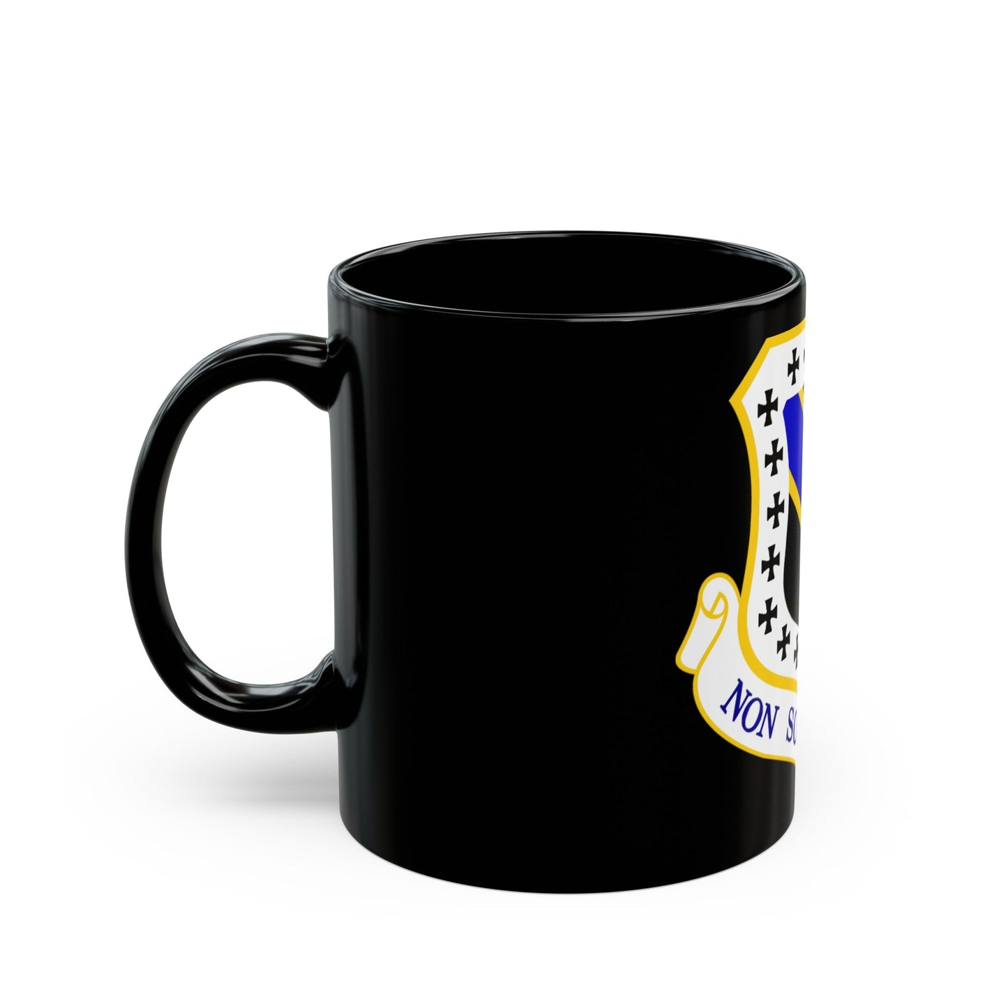 3d Wing (U.S. Air Force) Black Coffee Mug-The Sticker Space