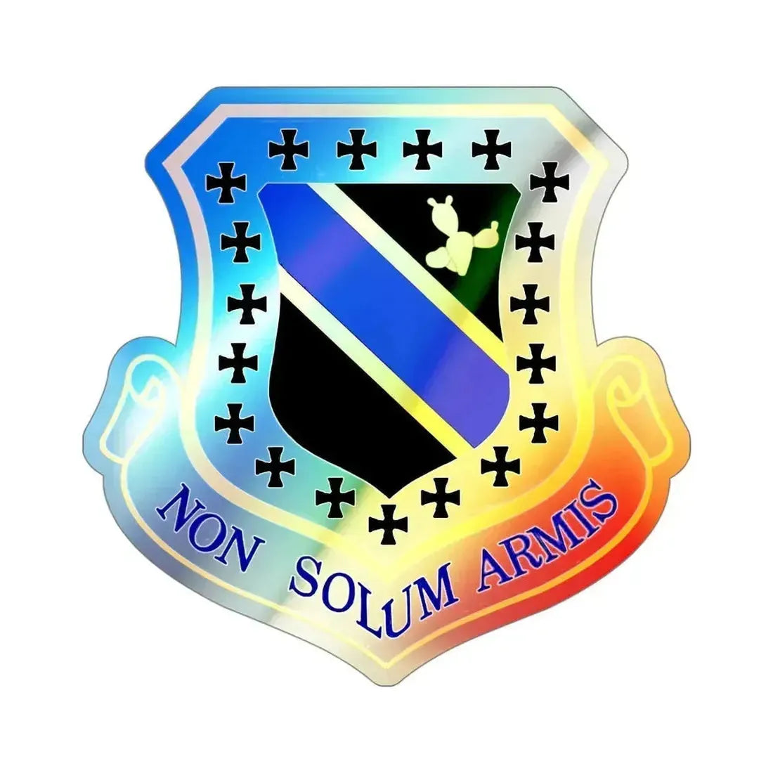 3d Wing (U.S. Air Force) Holographic STICKER Die-Cut Vinyl Decal 4 Inch Holographic - The Sticker Space