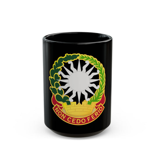 3rd Air Defense Artillery Regiment (U.S. Army) Black Coffee Mug-15oz-The Sticker Space