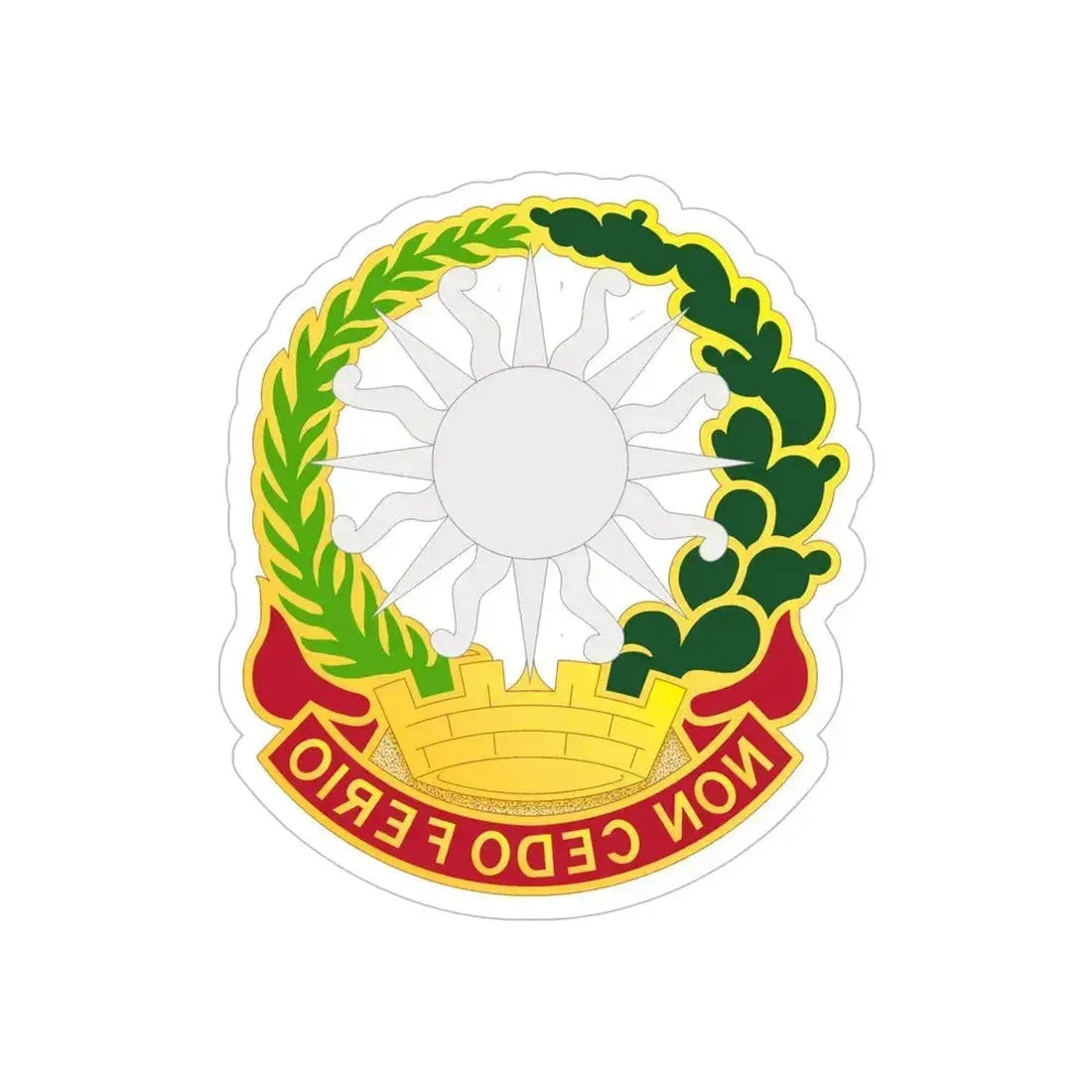 3rd Air Defense Artillery Regiment (U.S. Army) REVERSE PRINT Transparent Die-Cut STICKER 6 Inch Die-Cut Transparent - The Sticker Space
