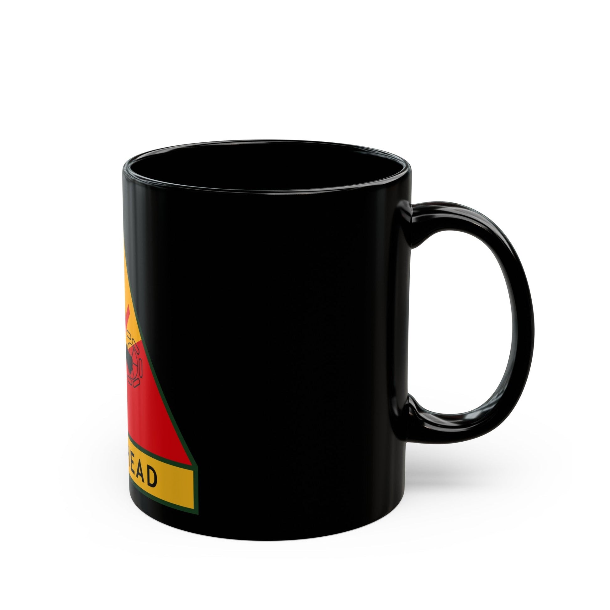 3rd Armored Division (U.S. Army) Black Coffee Mug-The Sticker Space