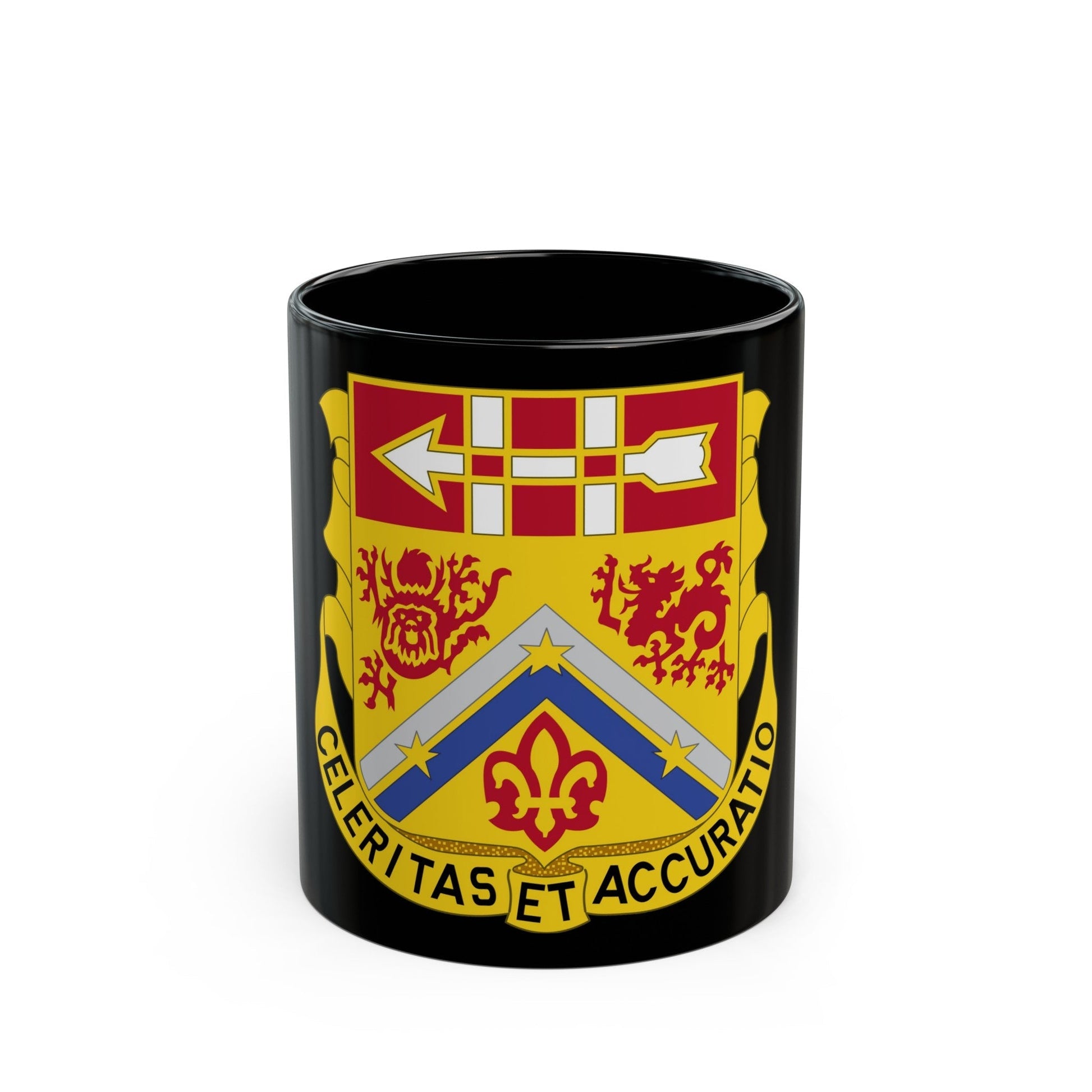 3rd Artillery Regiment (U.S. Army) Black Coffee Mug-11oz-The Sticker Space