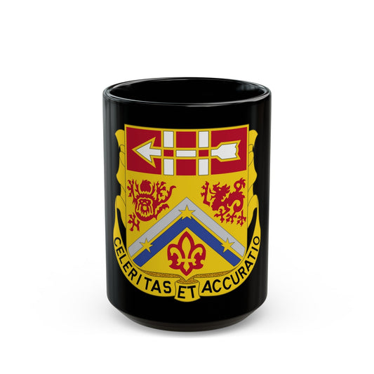 3rd Artillery Regiment (U.S. Army) Black Coffee Mug-15oz-The Sticker Space