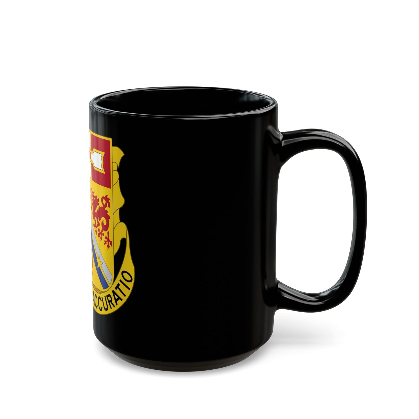 3rd Artillery Regiment (U.S. Army) Black Coffee Mug-The Sticker Space