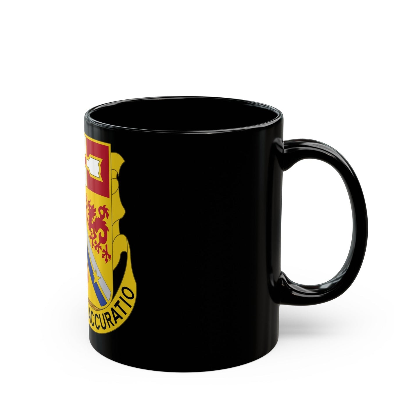 3rd Artillery Regiment (U.S. Army) Black Coffee Mug-The Sticker Space