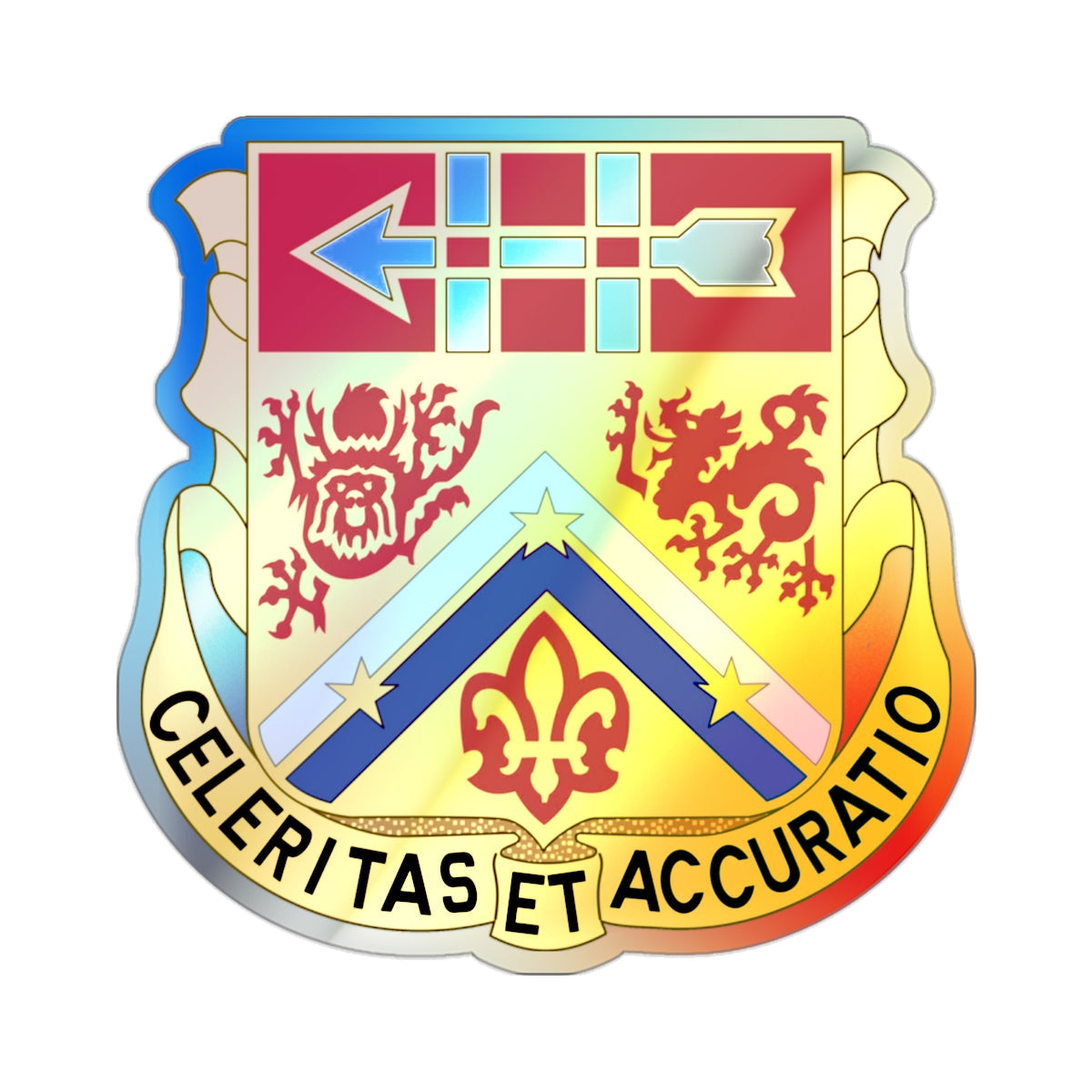 3rd Artillery Regiment (U.S. Army) Holographic STICKER Die-Cut Vinyl Decal-2 Inch-The Sticker Space