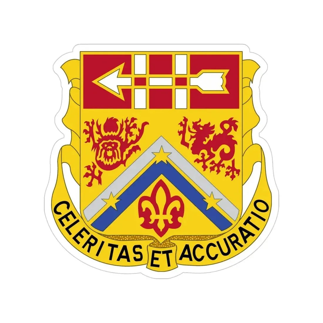 3rd Artillery Regiment (U.S. Army) Transparent STICKER Die-Cut Vinyl Decal 4 Inch - The Sticker Space