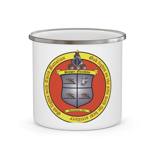 3rd Battalion 11th Marines 1 (USMC) Enamel Mug-12oz-The Sticker Space