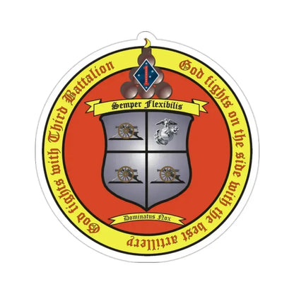 3rd Battalion 11th Marines (USMC) STICKER Vinyl Die-Cut Decal 2 Inch - The Sticker Space