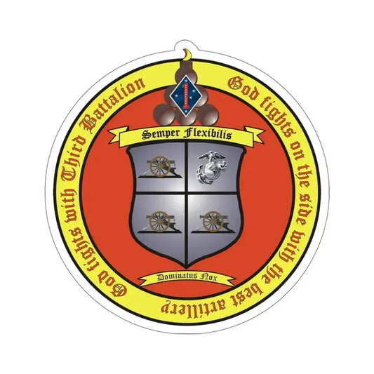 3rd Battalion 11th Marines (USMC) STICKER Vinyl Die-Cut Decal 6 Inch - The Sticker Space