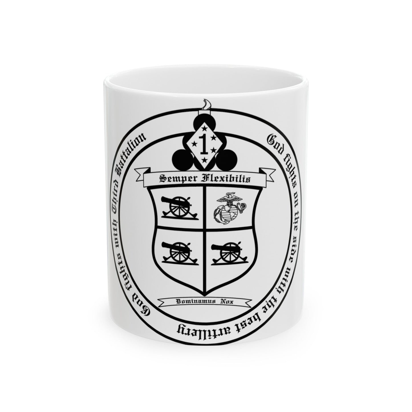 3rd Battalion 11th marines (USMC) White Coffee Mug-11oz-The Sticker Space