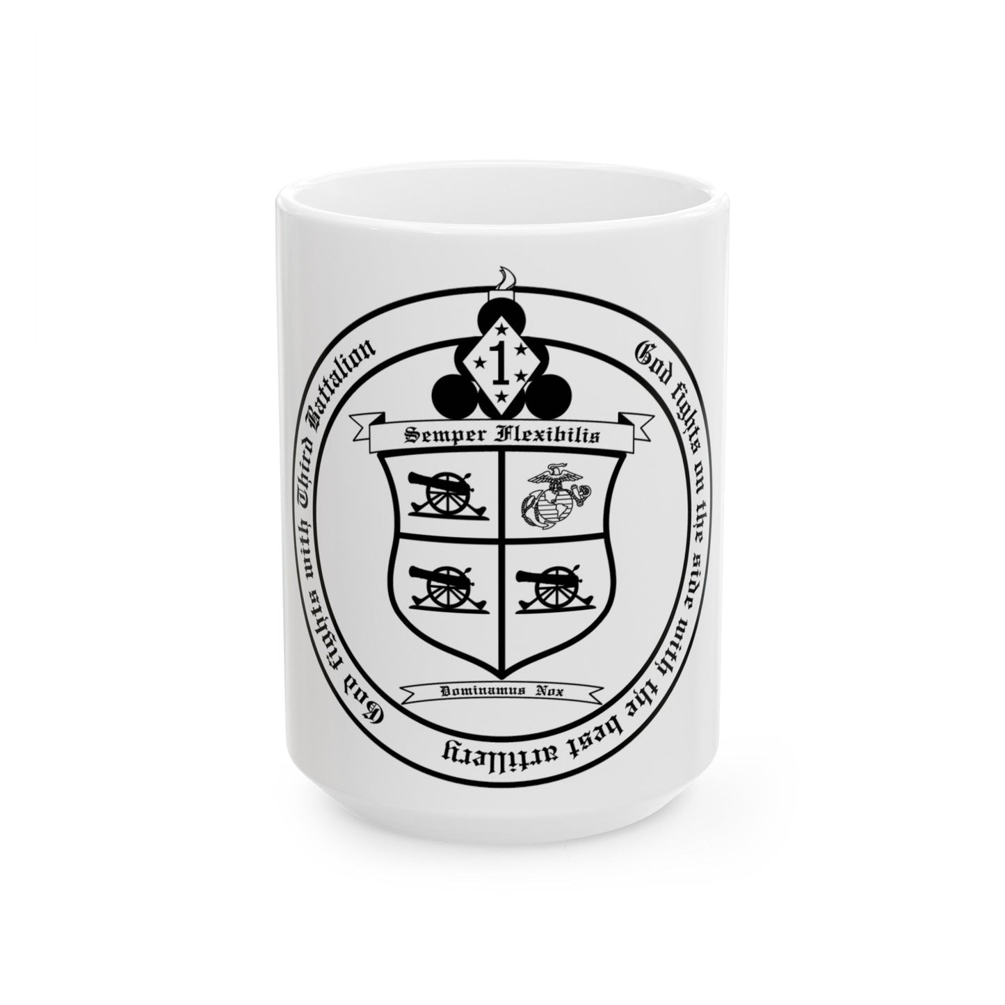 3rd Battalion 11th marines (USMC) White Coffee Mug-15oz-The Sticker Space