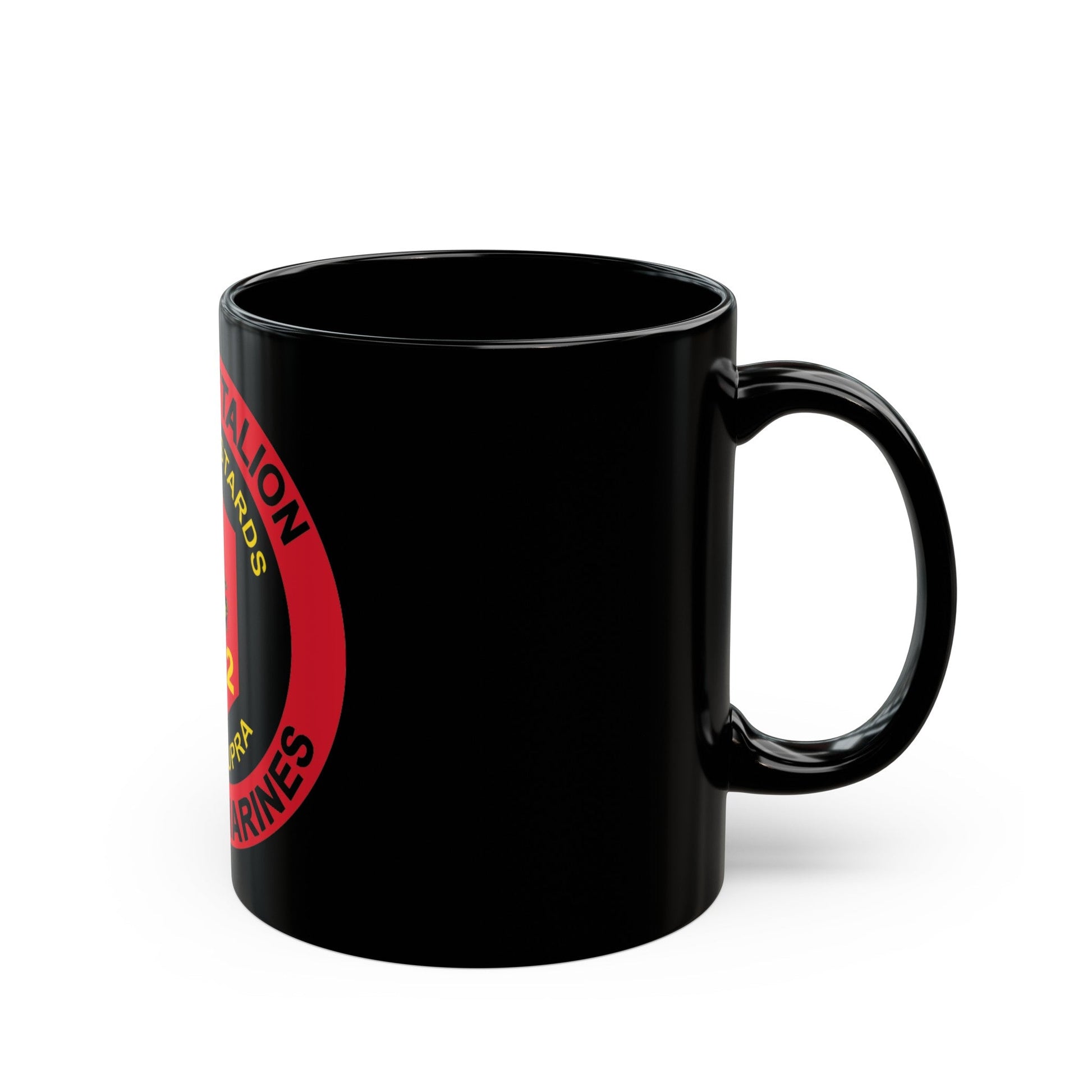 3rd Battaltion 2nd Marines (USMC) Black Coffee Mug-The Sticker Space