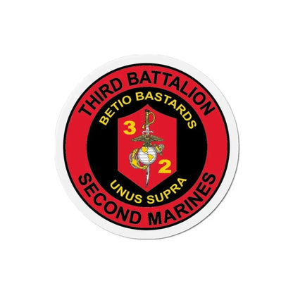 3rd Battaltion 2nd Marines (USMC) Refrigerator Magnet - The Sticker Space