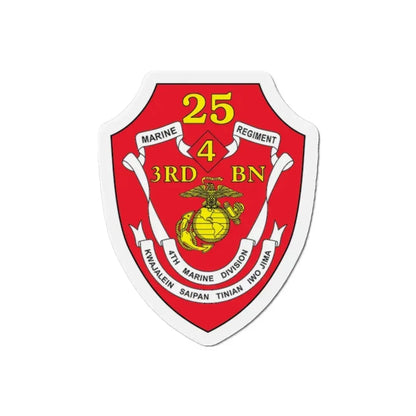 3rd BN 25th Marines 4th Marine Div (USMC) Refrigerator Magnet - The Sticker Space