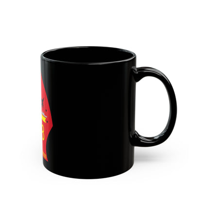 3rd Bn 8th Marines (USMC) Black Coffee Mug-The Sticker Space