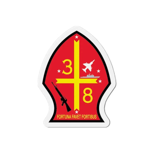 3rd Bn 8th Marines (USMC) Refrigerator Magnet 2 Inch - The Sticker Space