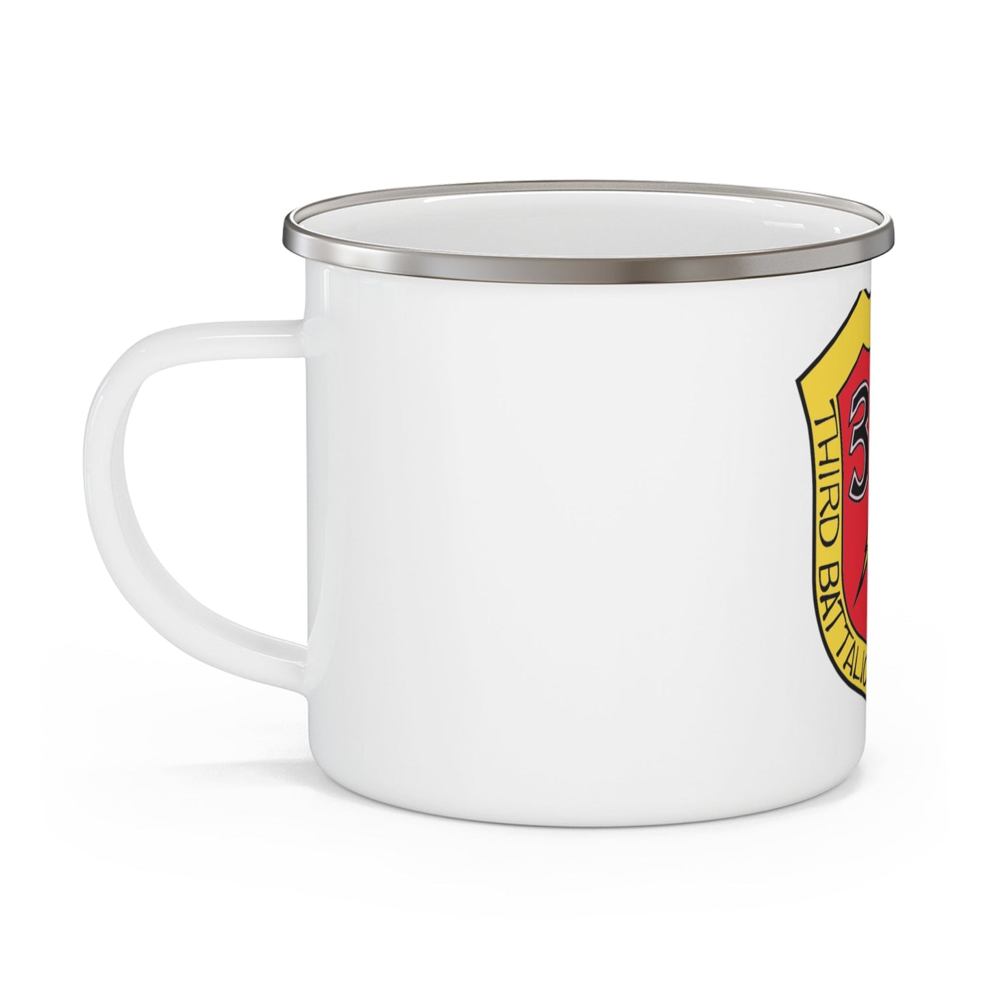 3rd Bn 9th Marines (USMC) Enamel Mug-12oz-The Sticker Space