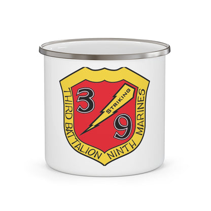 3rd Bn 9th Marines (USMC) Enamel Mug-12oz-The Sticker Space