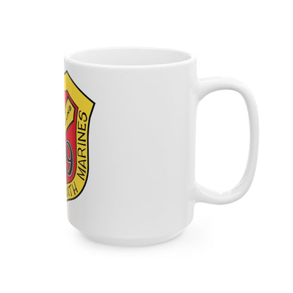 3rd Bn 9th Marines (USMC) White Coffee Mug-The Sticker Space