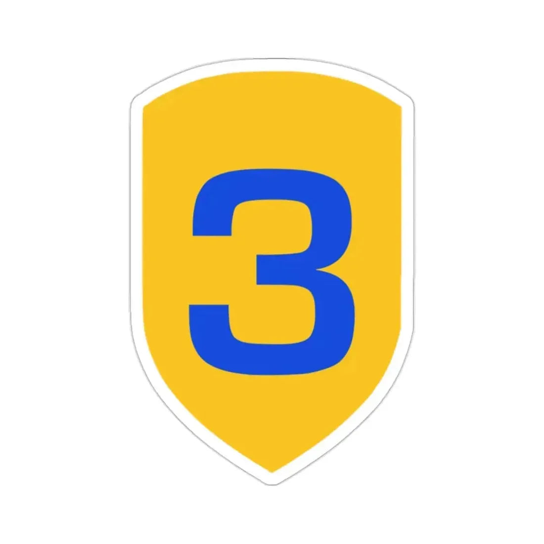 3rd Cavalry Division (U.S. Army) STICKER Vinyl Die-Cut Decal 2 Inch - The Sticker Space