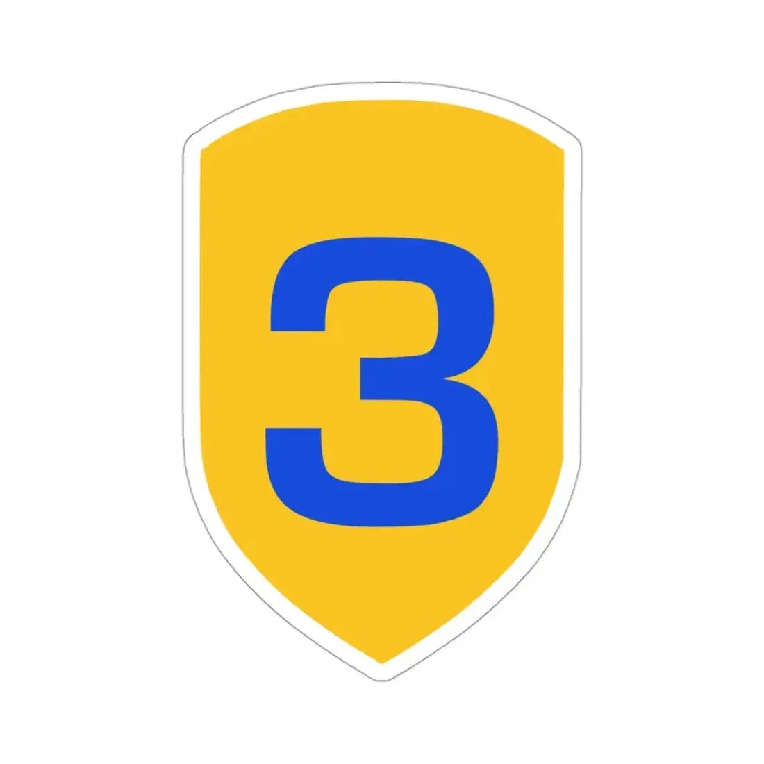 3rd Cavalry Division (U.S. Army) STICKER Vinyl Die-Cut Decal 3 Inch - The Sticker Space