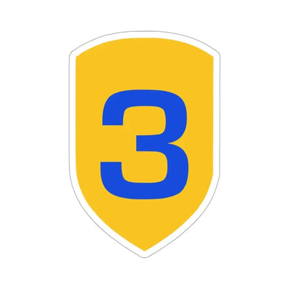 3rd Cavalry Division (U.S. Army) STICKER Vinyl Die-Cut Decal 3 Inch - The Sticker Space