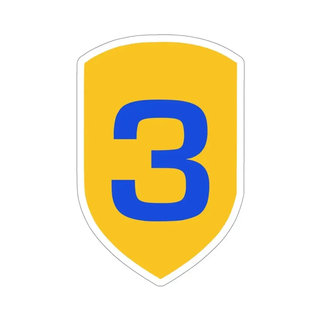 3rd Cavalry Division (U.S. Army) STICKER Vinyl Die-Cut Decal 4 Inch - The Sticker Space