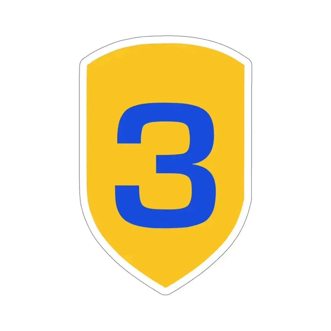 3rd Cavalry Division (U.S. Army) STICKER Vinyl Die-Cut Decal 6 Inch - The Sticker Space