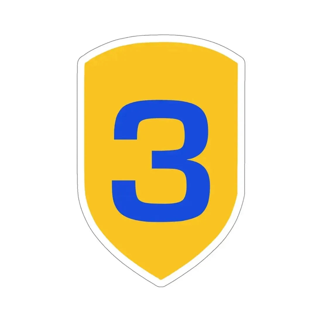 3rd Cavalry Division (U.S. Army) STICKER Vinyl Die-Cut Decal - The Sticker Space