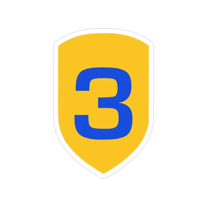 3rd Cavalry Division (U.S. Army) Transparent STICKER Die-Cut Vinyl Decal - The Sticker Space