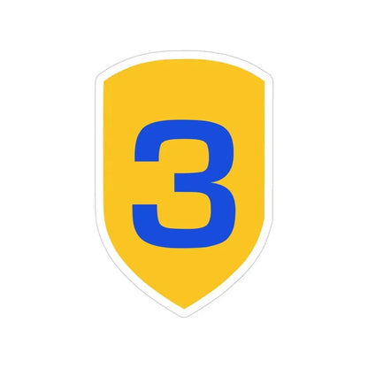 3rd Cavalry Division (U.S. Army) Transparent STICKER Die-Cut Vinyl Decal - The Sticker Space